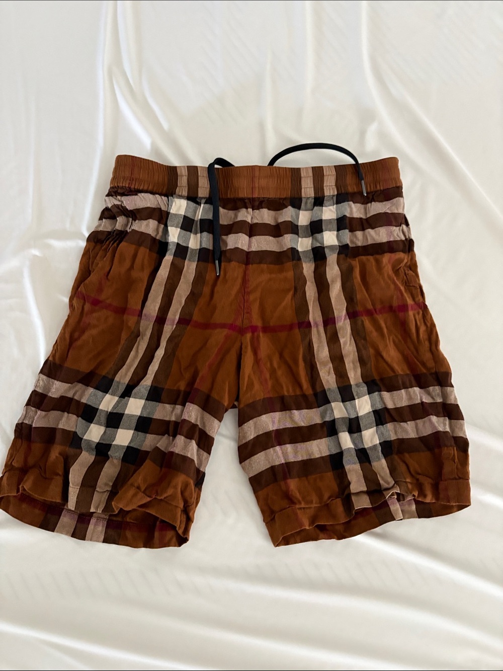 AUTHENTIC never worn Burberry Plaid Men’s Light weight shorts